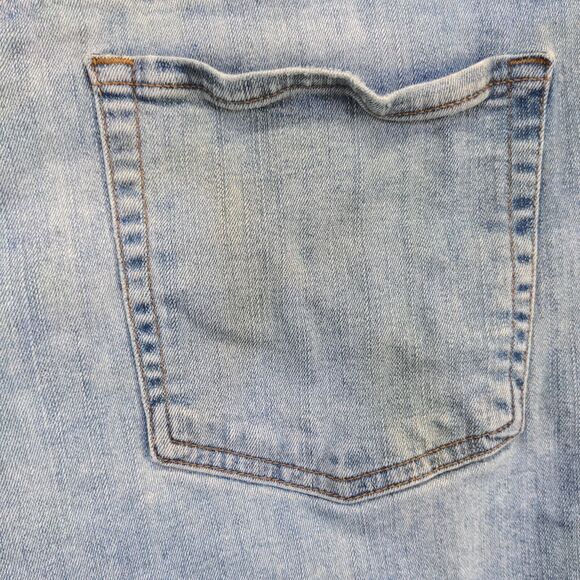 Maurices Womens Cut Off High Rise Jean Shorts Blue Size 22W Denim Button Fly - Picture 10 of 12